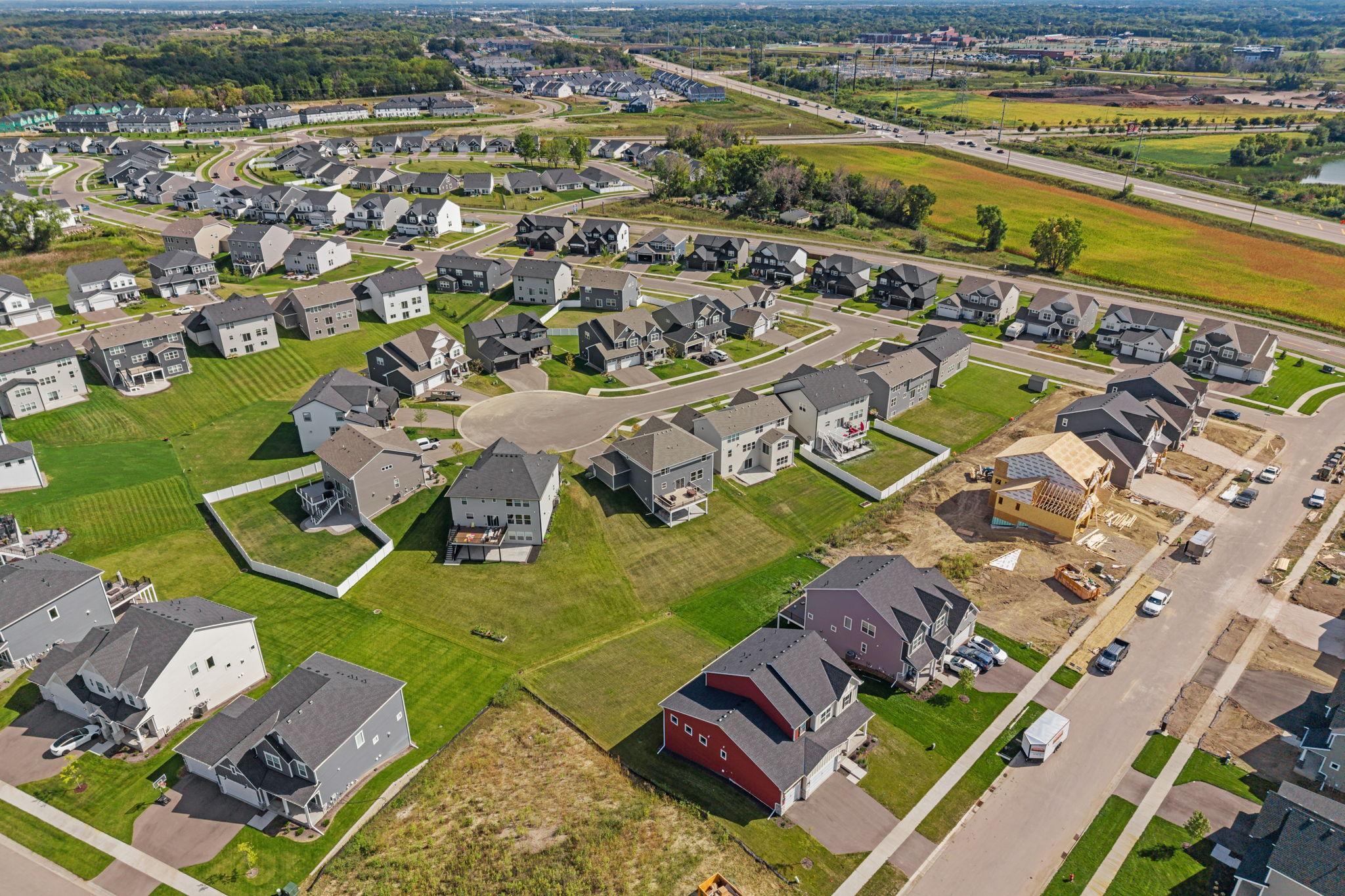 Premium cul-de-sac lot with spacious backyard