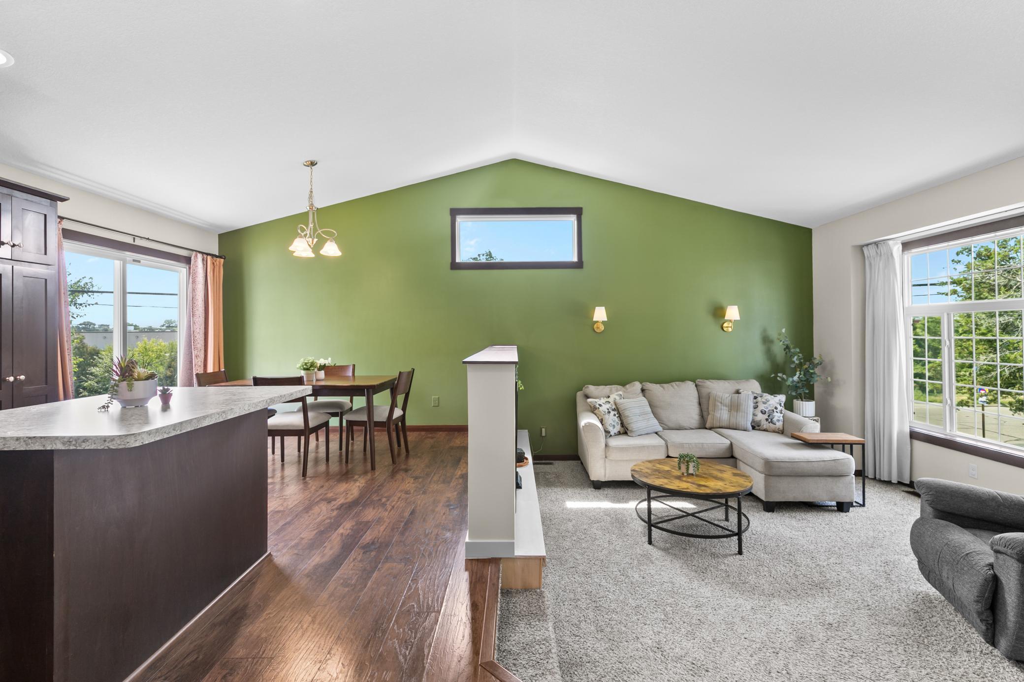 Vaulted ceiling
