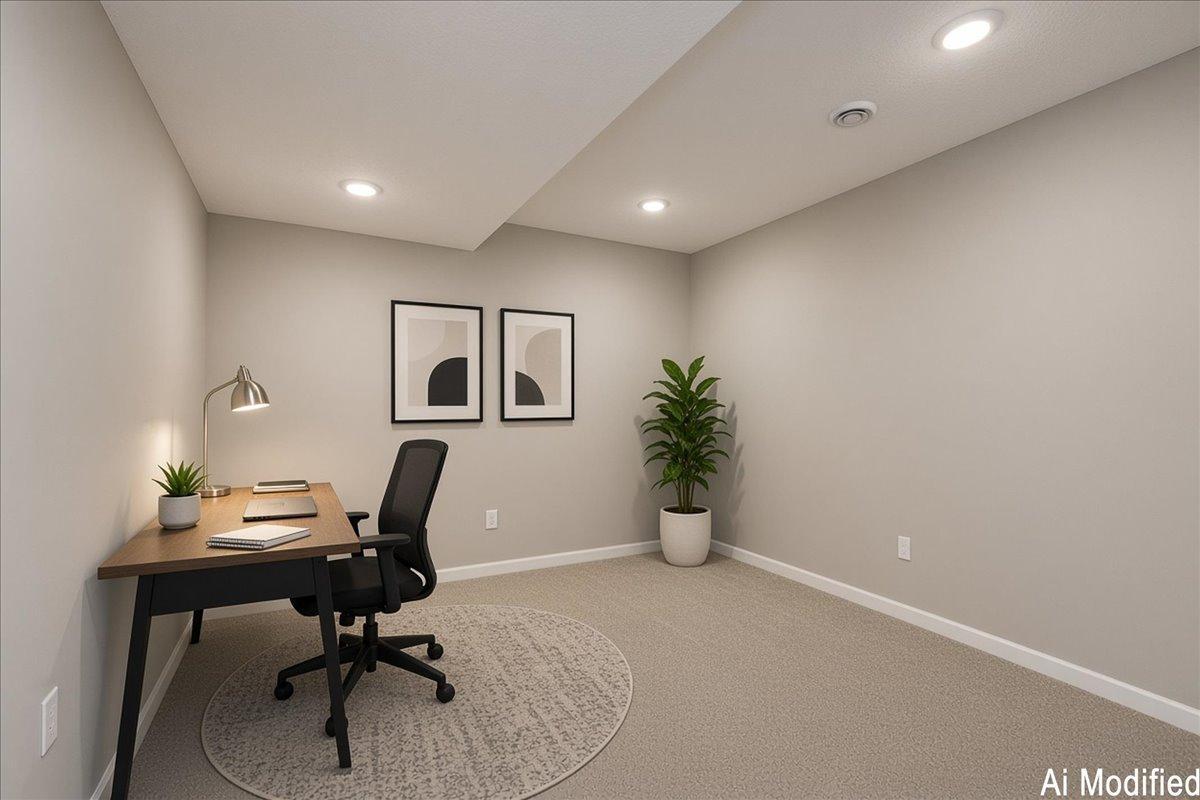 AI Staged Office.