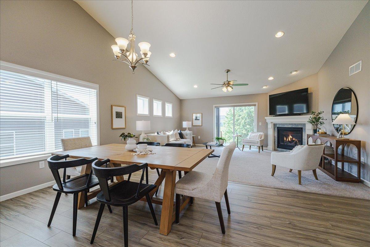 Dining to Living Room.