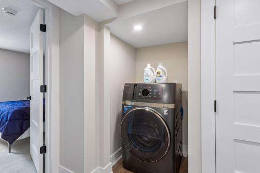 Lower level laundry