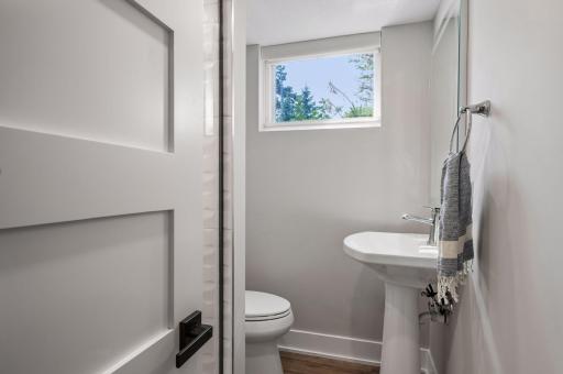 Lower level 3/4 bath