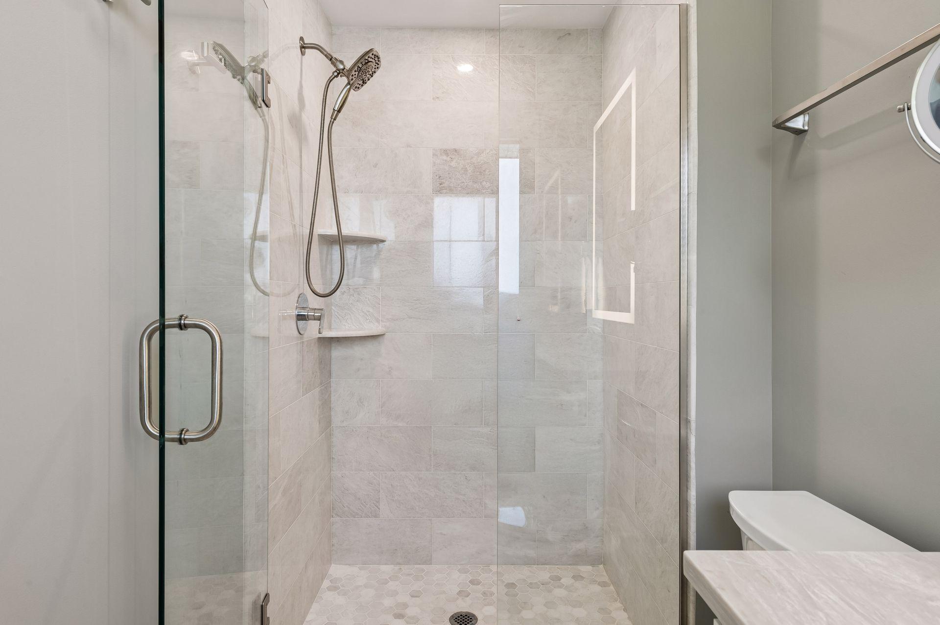 Private master bath