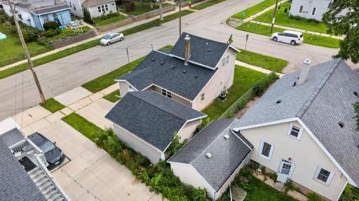 Back of Garage and House