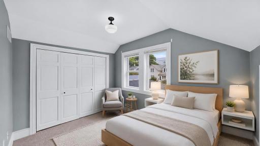 Primary Suite Staged