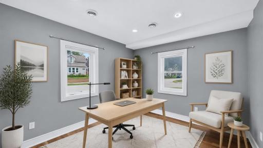 Main Bedroom/Office Staged 2