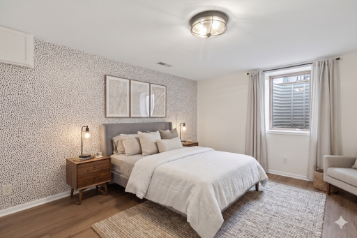 Lower Level Bedroom #4 - virtually staged