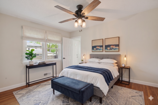Main Floor Bedroom #3 - virtually staged