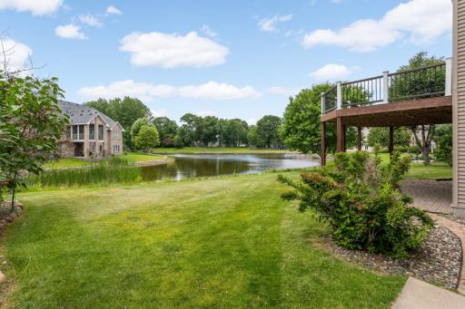 Walk-Out From This Level To Your Beautiful Tranquil Yard And Pond