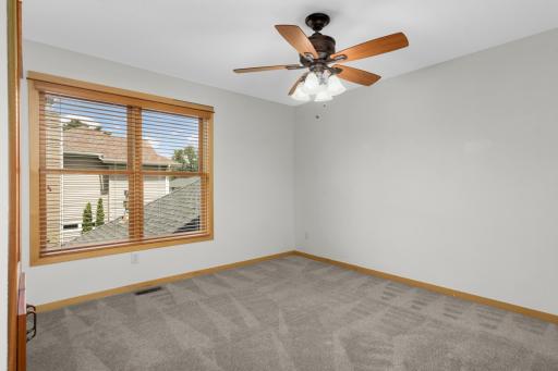 3rd Upper Level Bedroom With Good Sized Closet, Also Has Built-In Drawers And Shelves