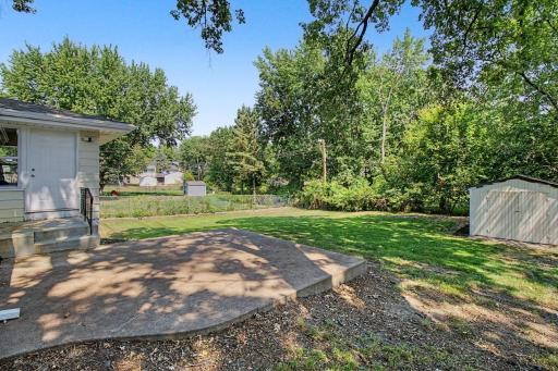 Outside patio, because you need some place to grill and put the smoker