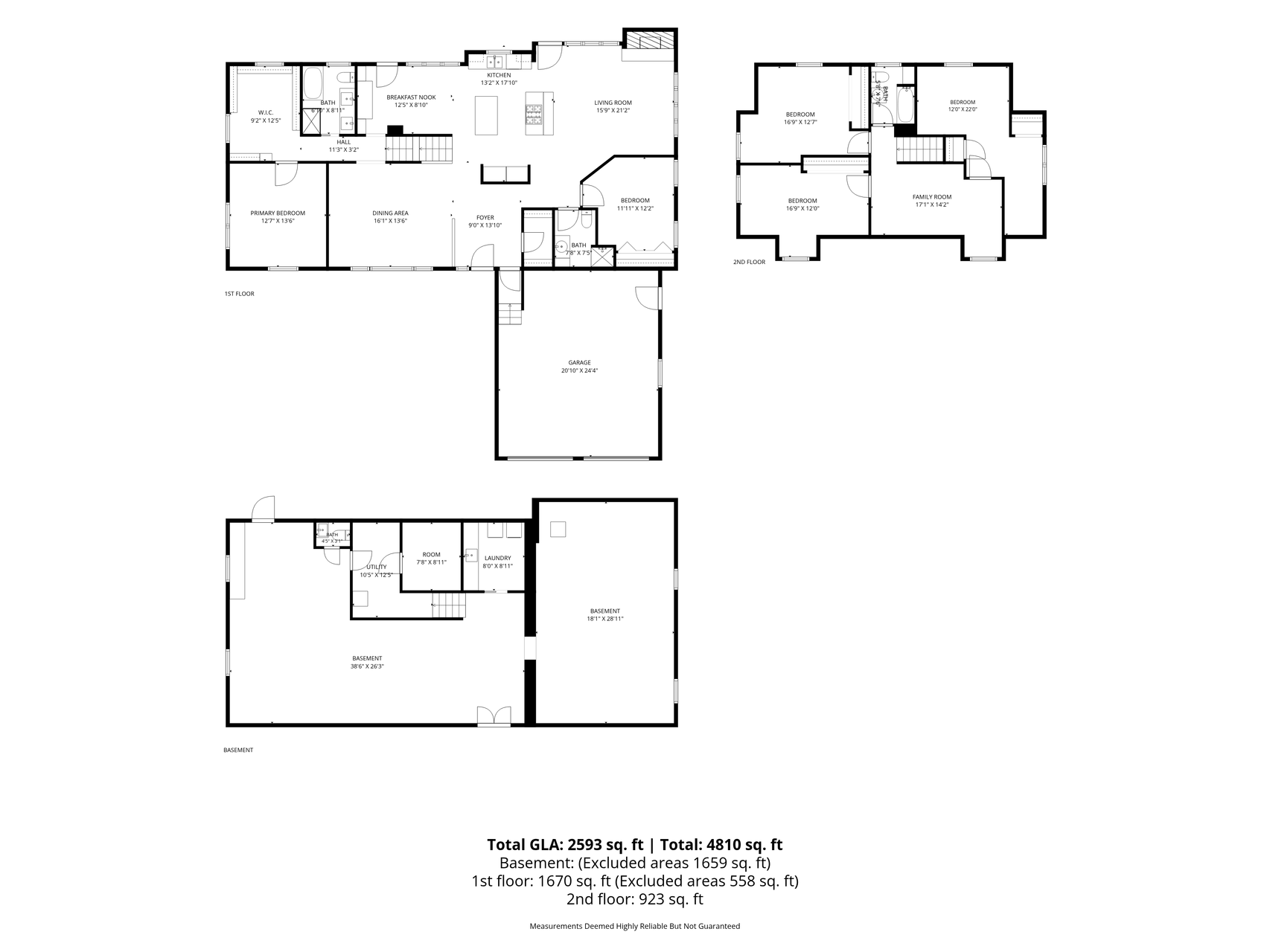 Floorplan - all levels