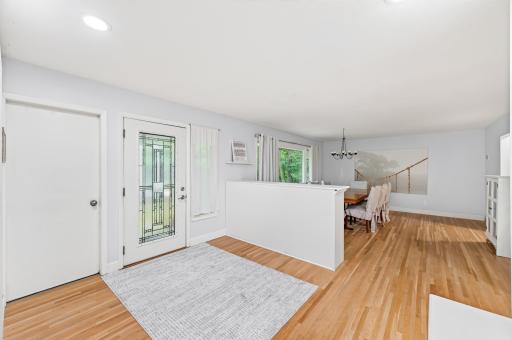 Spacious entrance