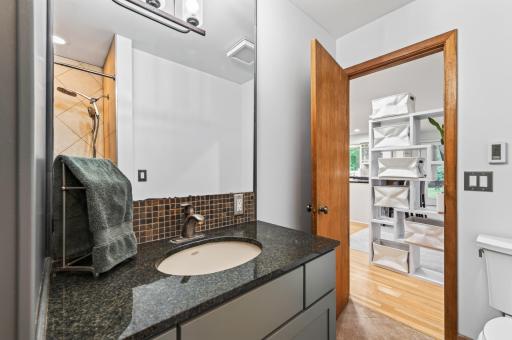 3/4 bathroom (main level)