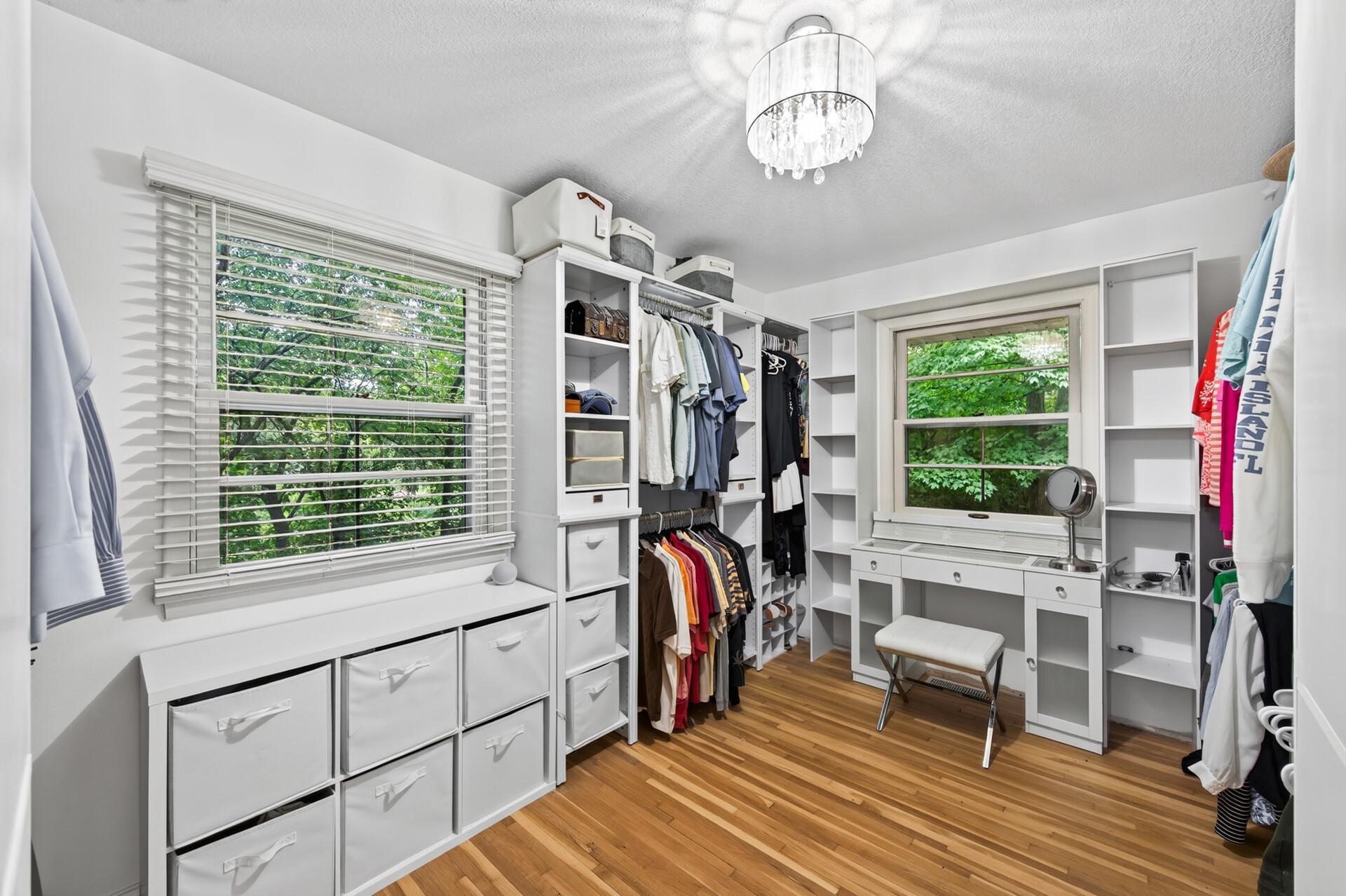 Primary walk-in closet