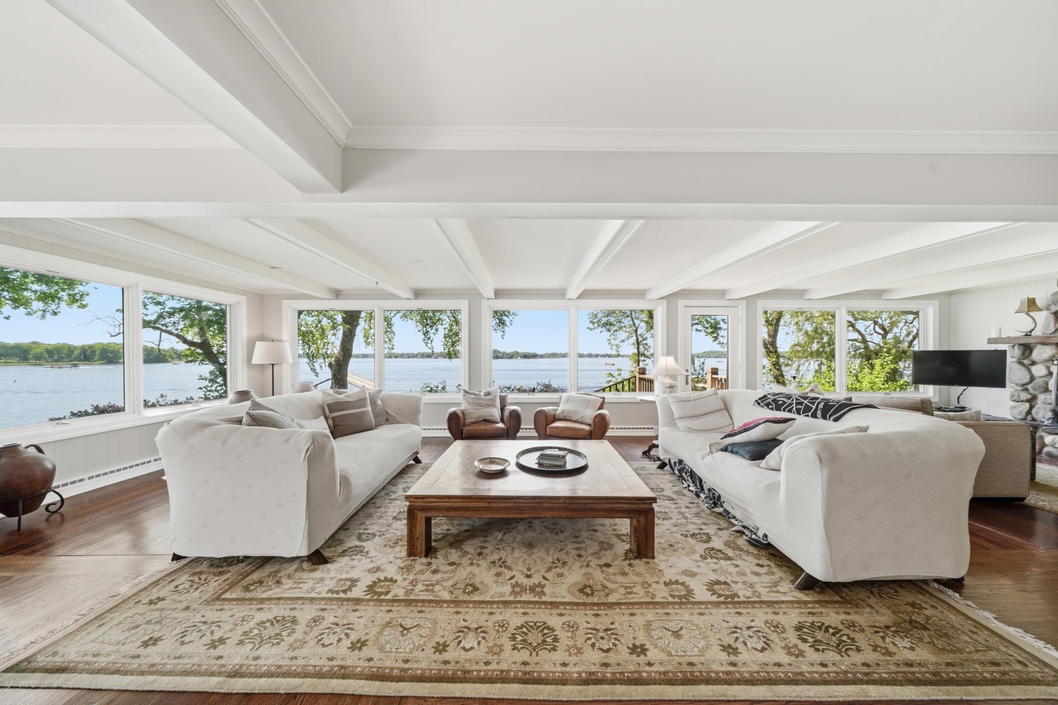 Panoramic lake views