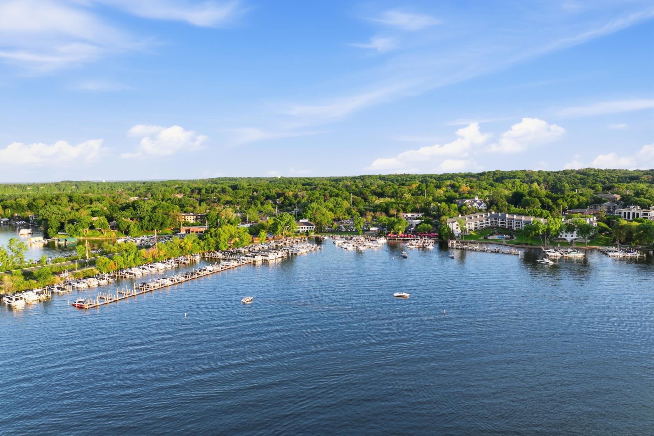 Adjacent to Downtown Excelsior, Maynards, marinas and all the best features Lake Minnetonka has to offer