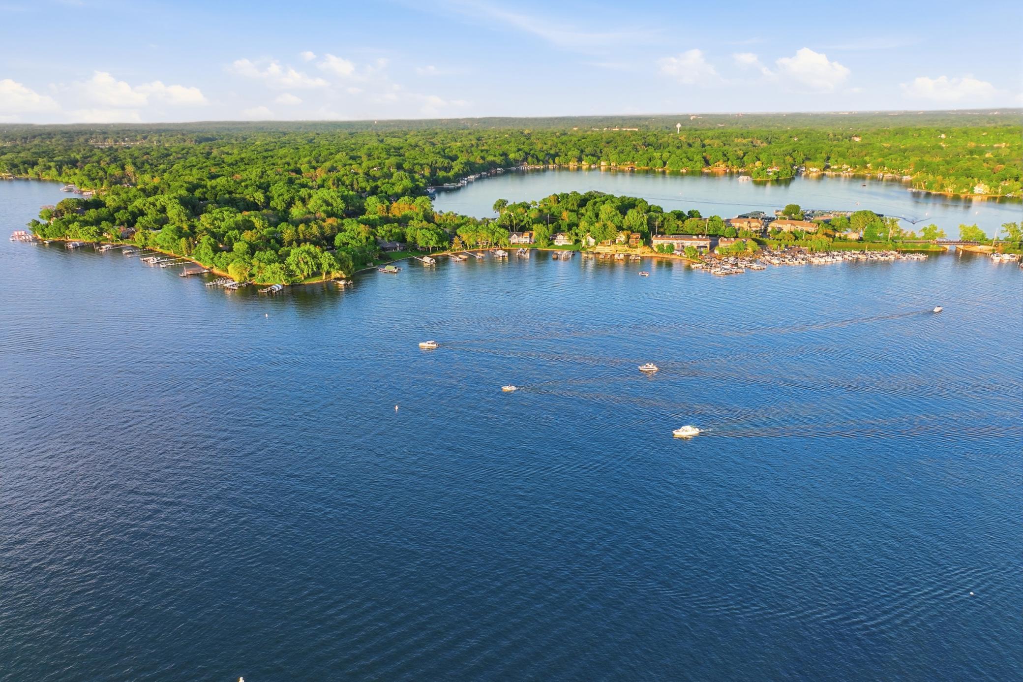 Spectacular lake views and sunsets from the most prime location on the lake!