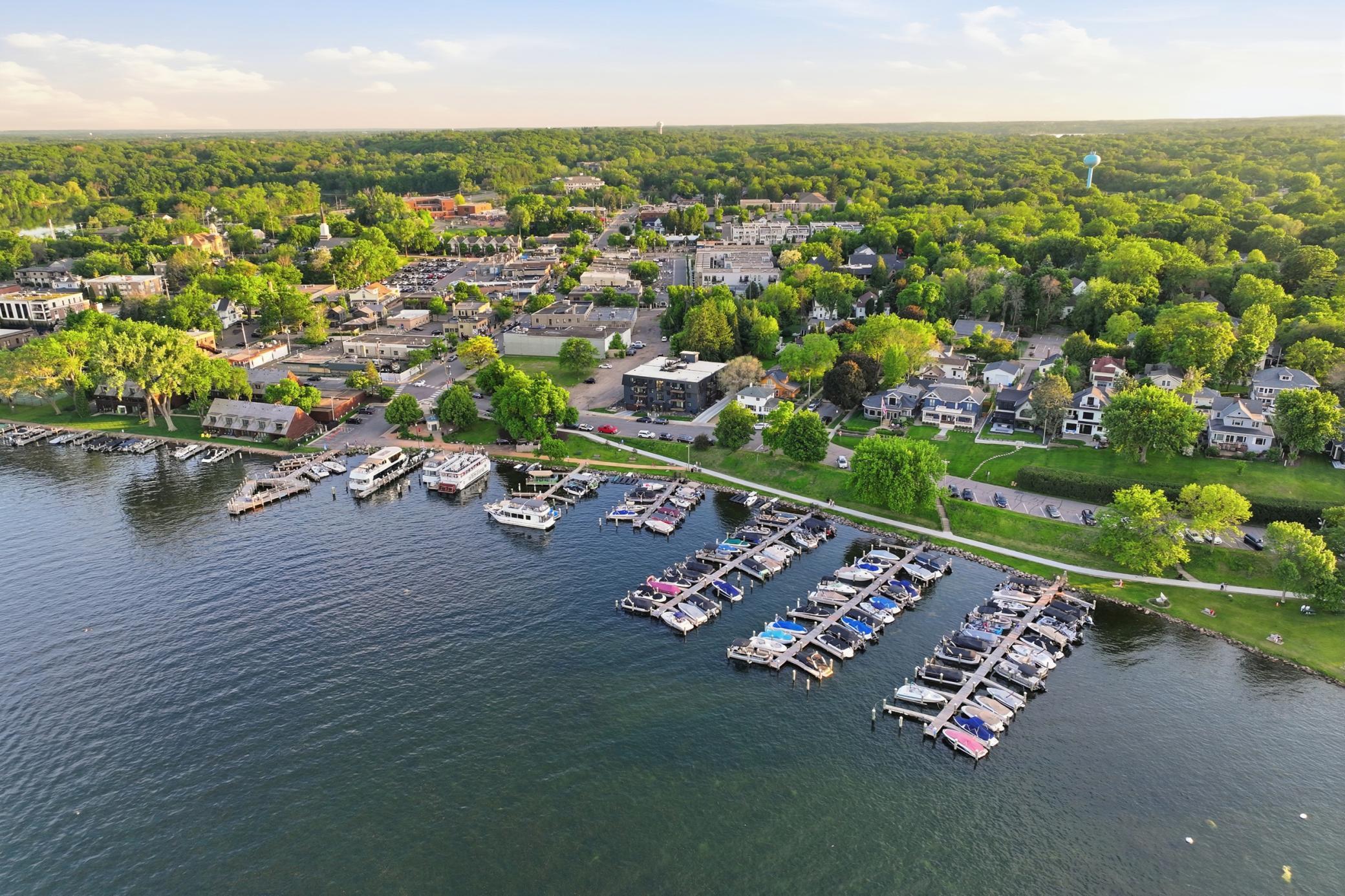 Port of Excelsior and Downtown Excelsior right across the bay from 5150 Meadville