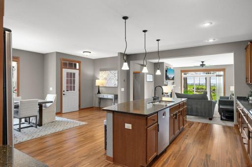 Enormous kitchen center island