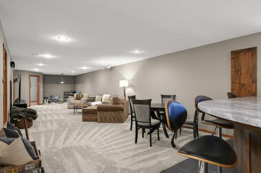 Huge lower level family room