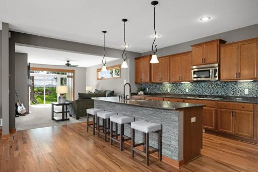Gorgeous & newly refinished hardwood floors