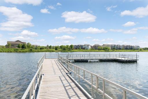 Great fishing dock as well!