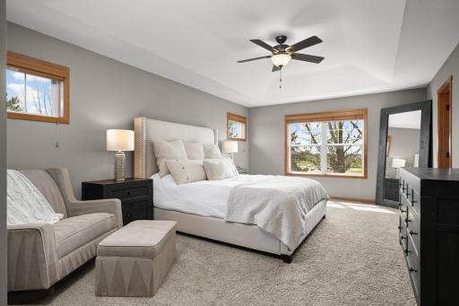 Amazing private primary bedroom
