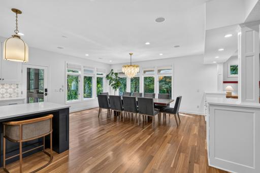 Spacious in size, flexible for entertaining!