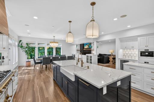 Kitchen is open to the Dining Room and Great Room