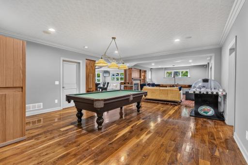 Family Room ~ perfect size for a game table