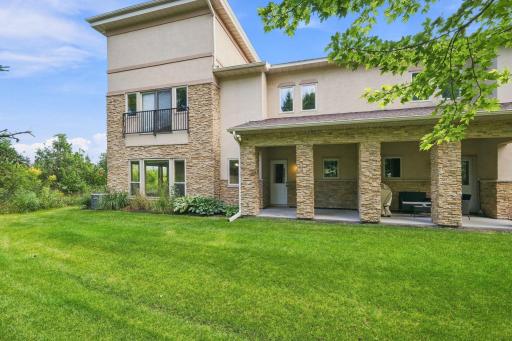 Enjoy Outdoor Living from the Covered Rear Porch
