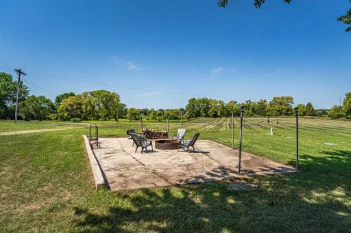 This cozy firepit area is a fun place to gather.