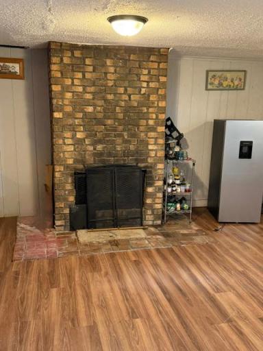 basement fireplace