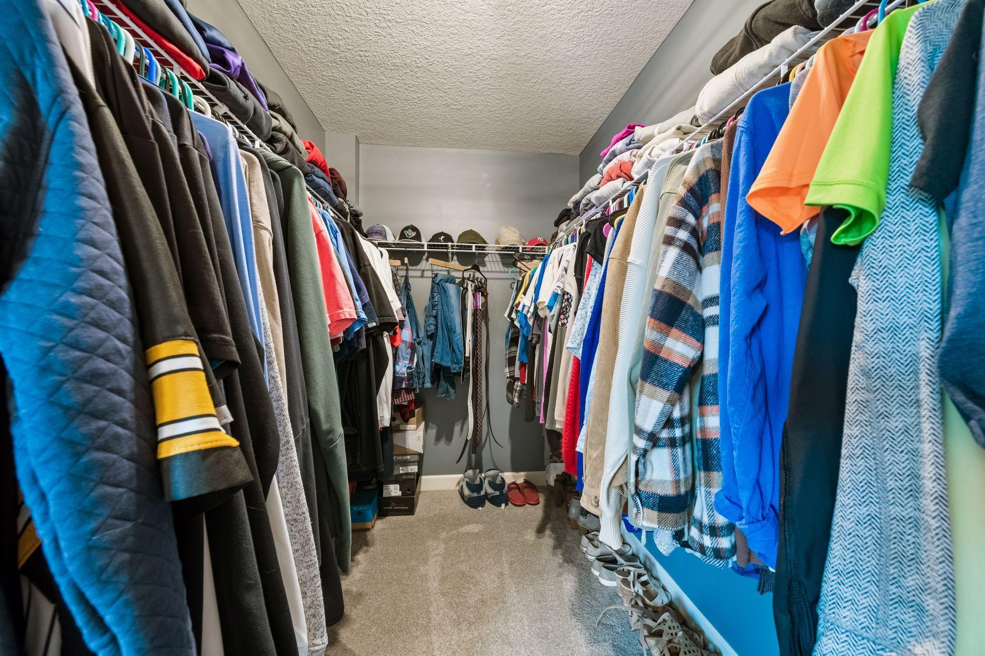 Large walk-in closet
