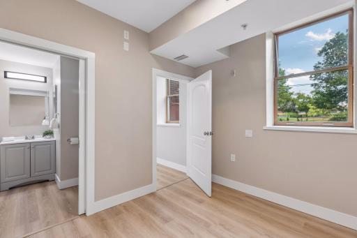 2nd bedroom with private, full bath.