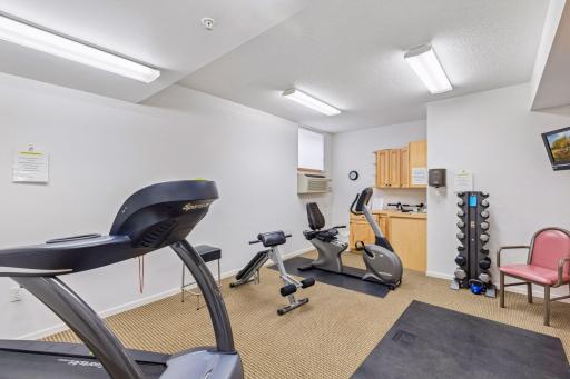 Fitness studio just down the hall.