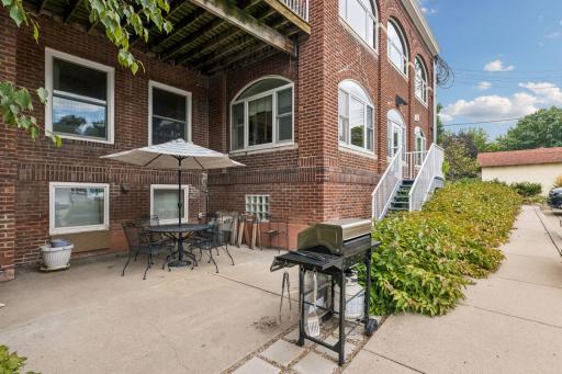 A shared grill & another patio area to enjoy!