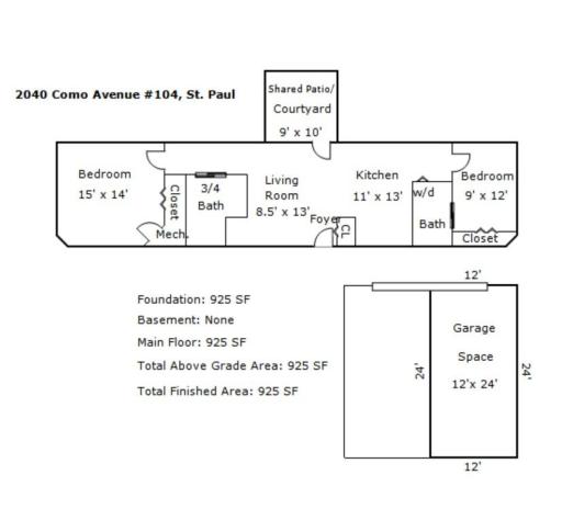 Unit 104 Floorplan