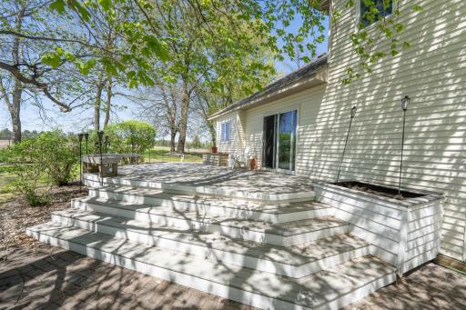 Jack is one of two wonderful ways to enjoy the backyard and the quiet and serene surroundings you are on. Lots of mature trees give shade throughout the summer and just make it a wonderful place to spend time.