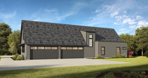 Enjoy the convenience of an expansive three-car garage, seamlessly integrated into The Blakelyâs timeless architectural design.