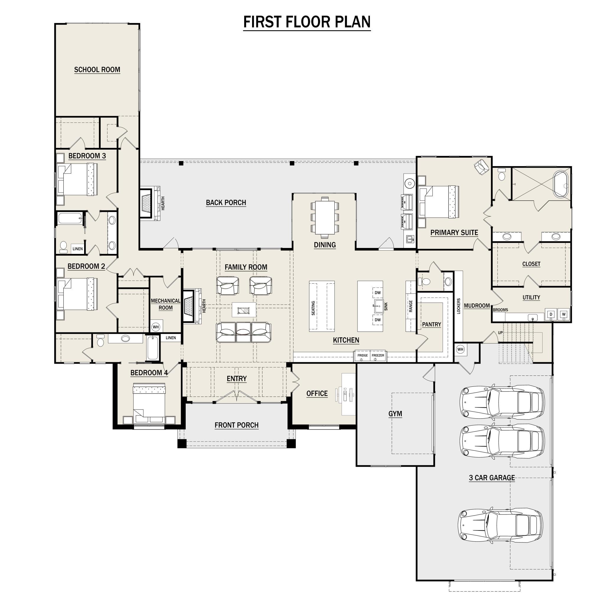 Blakely First Floor Plan