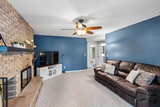LL family room with view to bathroom and bedroom 4