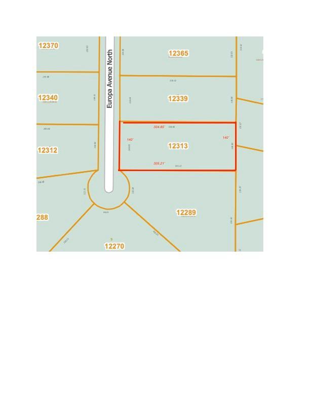 1.070 acre on a cul-de-sac