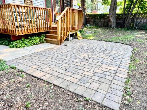 Newer Paver Patio
