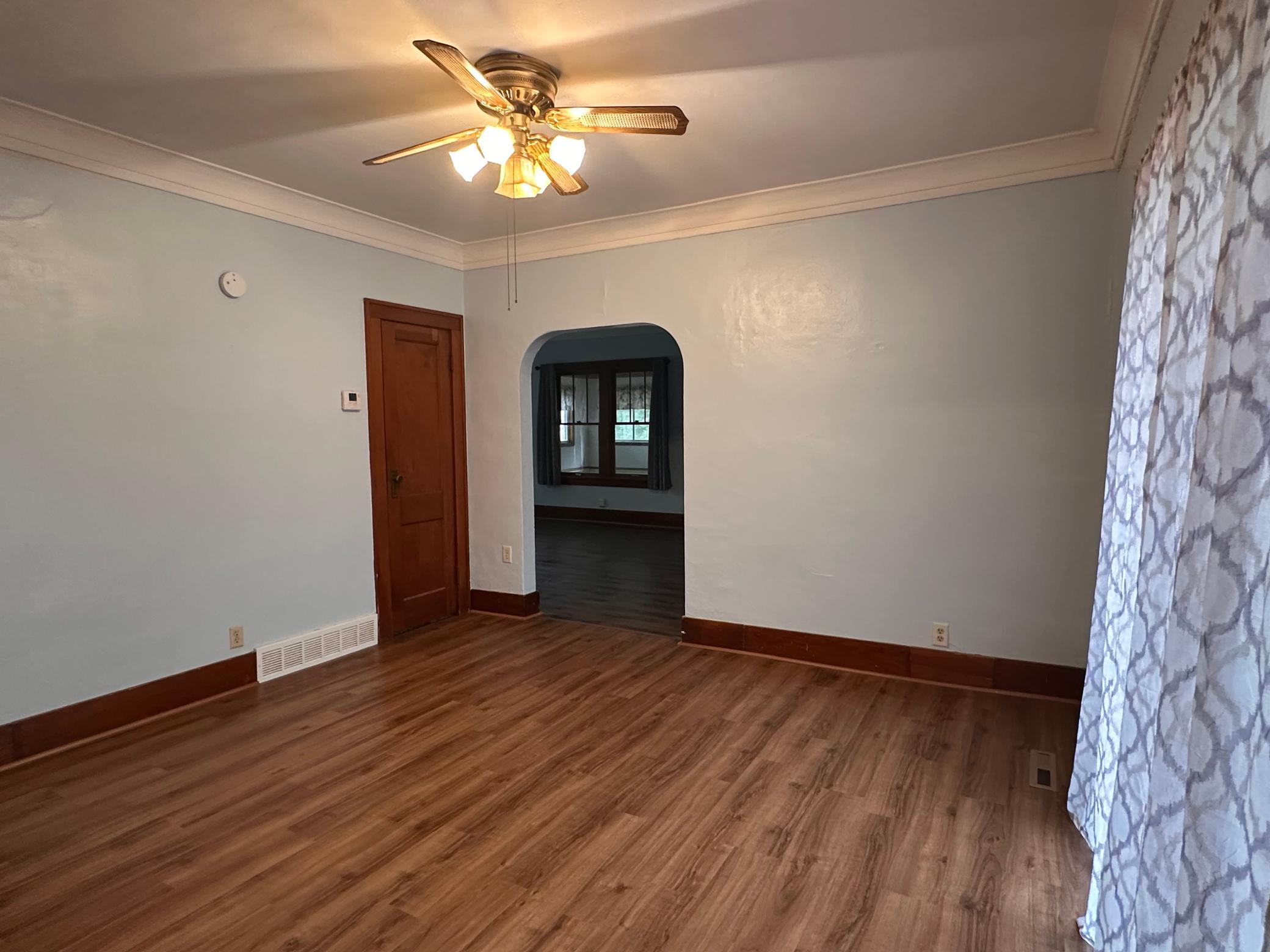 Dining room features an extra closet for storage...