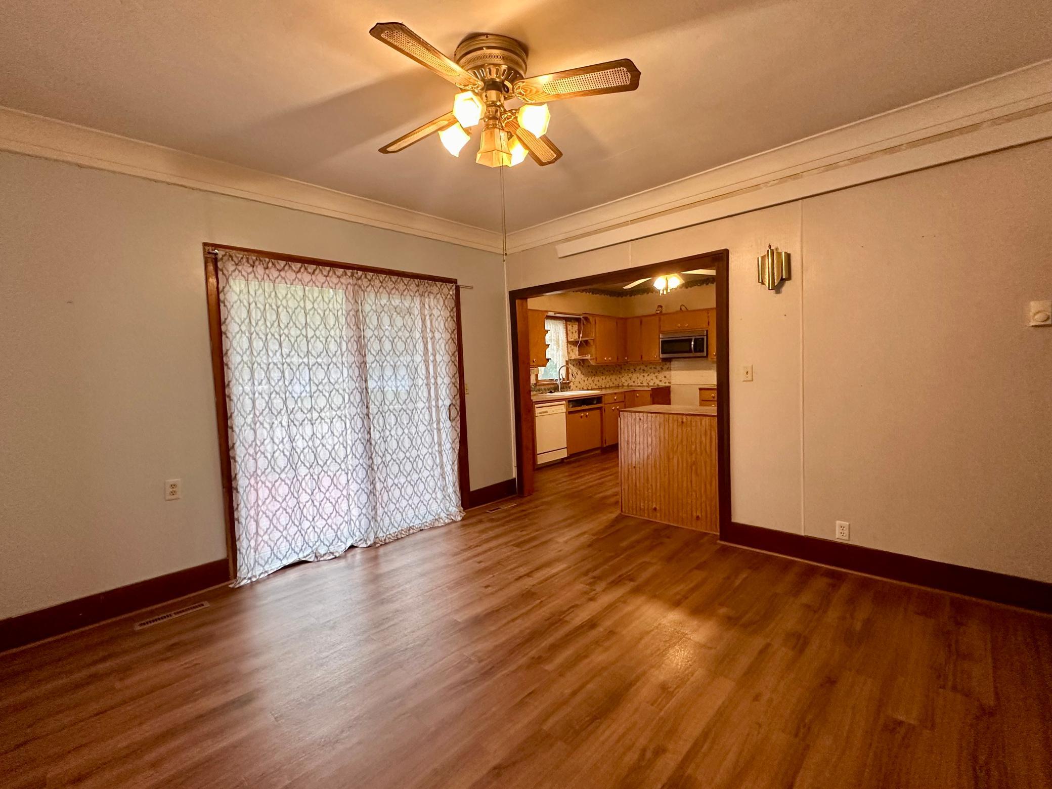 AND open concept into the kitchen - great for visibility.