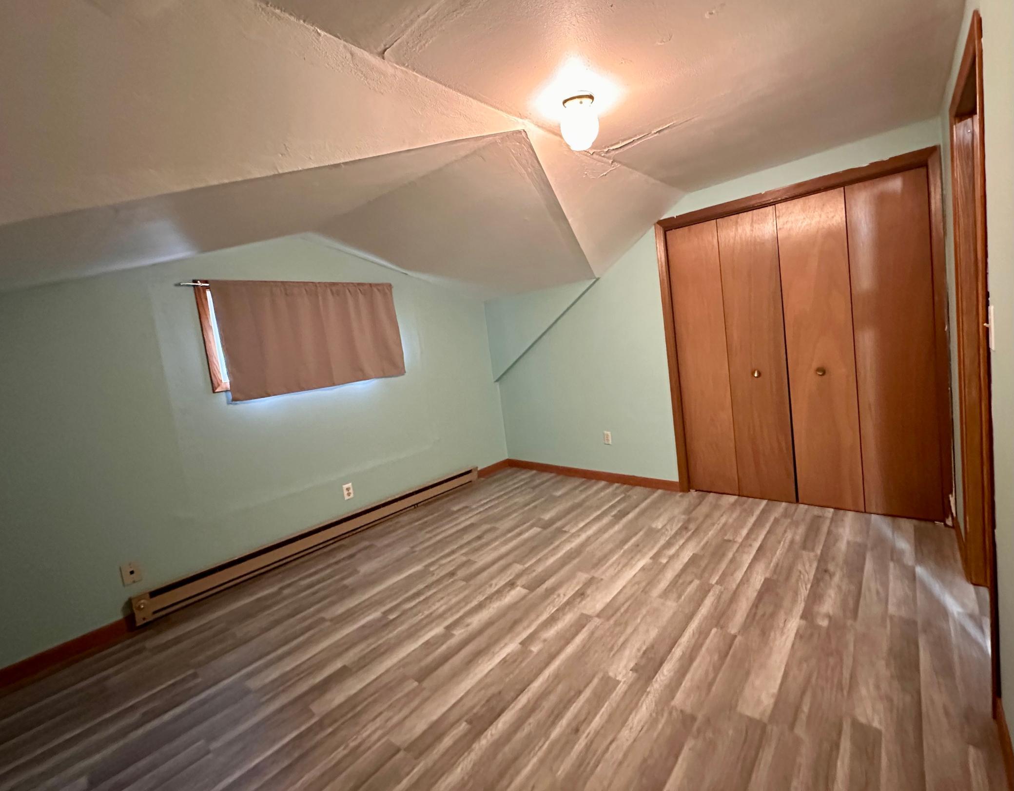 Fold open the closet doors to see how big it is inside!
