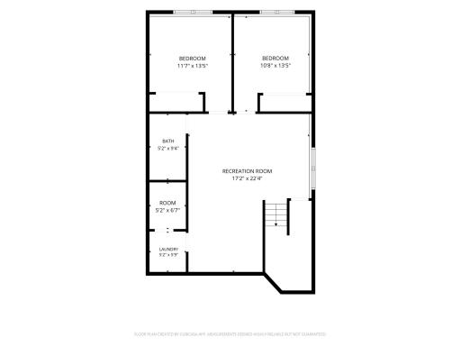 Lower Level Floor Plan