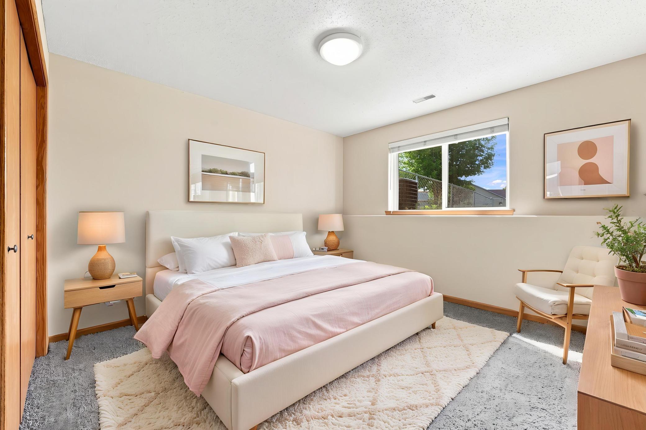 Virtually Staged Bedroom 3